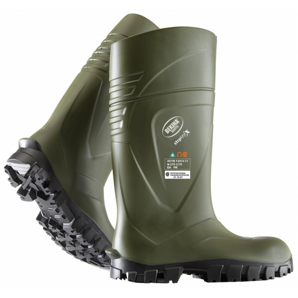 X290 Viking Bekina StepliteX Composite Safety Toe PU Boot Green from GME Supply